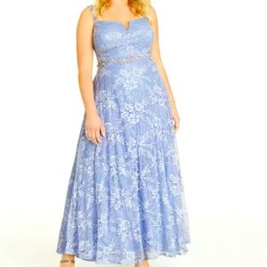 SAY YES TO THE PROM Womens Light Blue 18w new with tags Originally 179